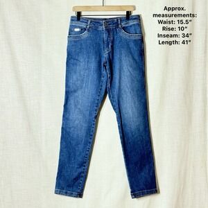 Kuhl Indigo Dye Jeans Mens 32x34 Tapered Leg Stretch Outdoor Hiking Denim